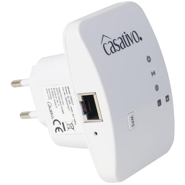 4er-Set Mini-WLAN-Repeater mit WPS-Funktion, 300 Mbit/s, LAN-Anschluss & 2,4 GHz, Verstärkt das WLAN-Signal & erweitert die Reichweite