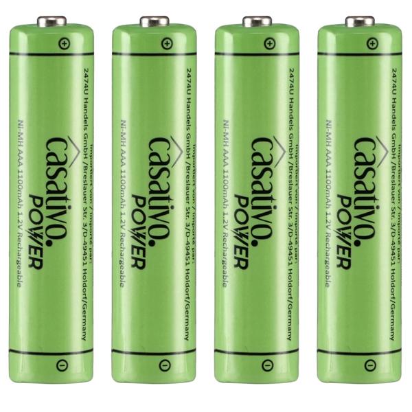 AAA Akkus 1100 mAh im 20er Pack mit Case – Wiederaufladbar, Stark & Universell einsetzbar für viele Geräte