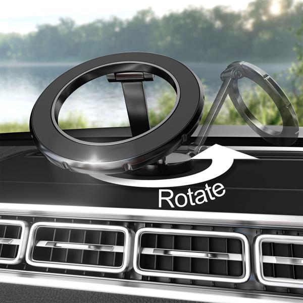 3er-Set Auto Handyhalterung MagSafe komp., sichere Magnethalterung für Ihr iPhone, 360° drehbar & einfache Montage 