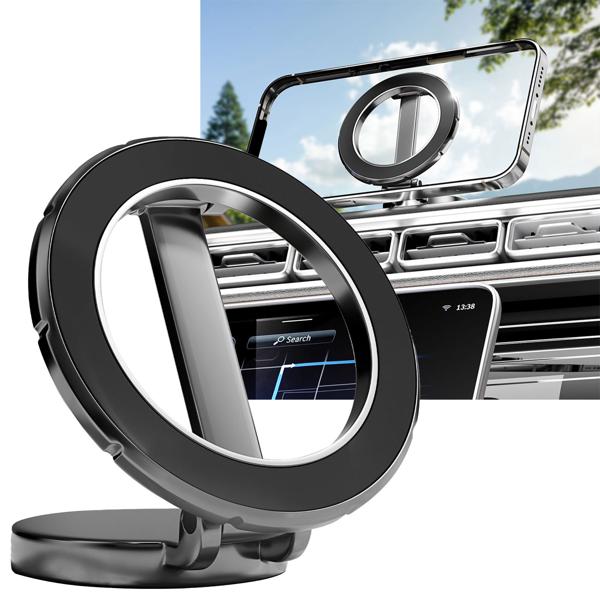 2er-Set Auto Handyhalterung MagSafe komp., sichere Magnethalterung für Ihr iPhone, 360° drehbar & einfache Montage 