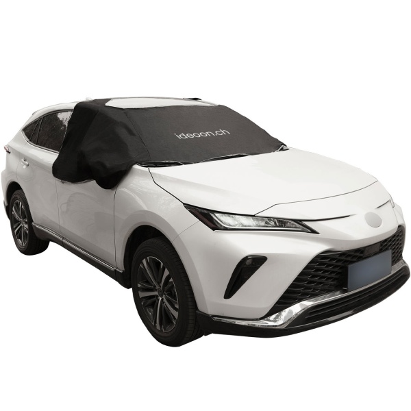 2er-Set Autoscheibenabdeckung mit Seitenscheibenschutz - Magnet-Befestigung 270x94cm - Windschutzscheibe, Spiegel, Schloss - Nie wieder Kratzen