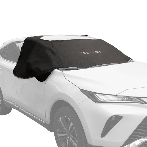 2er-Set Autoscheibenabdeckung mit Seitenscheibenschutz - Magnet-Befestigung 270x94cm - Windschutzscheibe, Spiegel, Schloss - Nie wieder Kratzen