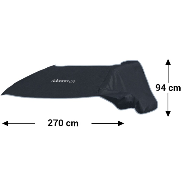 3er-Set Autoscheibenabdeckung - Seitenscheibenschutz, Magnet-Befestigung, universell passend - 270x94 cm - Winter & Sommer UV-Schutz