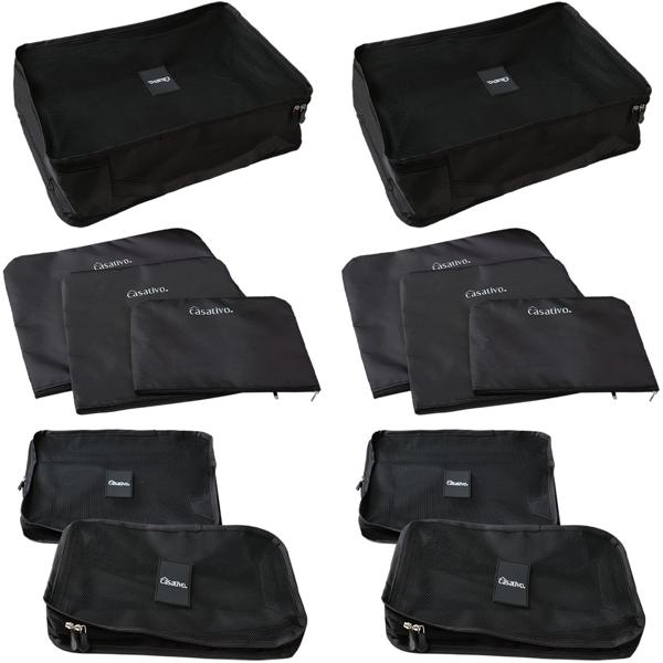 Praktische Organizer-Taschen (12er-Set) für Koffer, Rucksack & Reisetasche: Für strukturiertes Packen, kompakt, leicht & ideal für Reisen