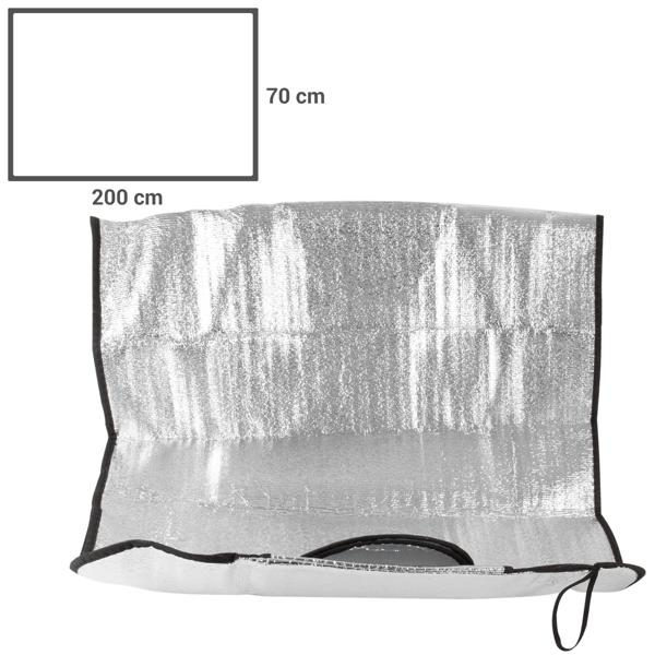 Windschutzscheibenabdeckung 2er-Set - Laschen Befestigung Schutz vor Eis, Frost, Schnee & Hitze - 200 x 70 cm, faltbar - universell für PKW, SUV
