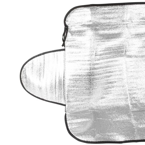 Windschutzscheibenabdeckung 2er-Set - Laschen Befestigung Schutz vor Eis, Frost, Schnee & Hitze - 200 x 70 cm, faltbar - universell für PKW, SUV