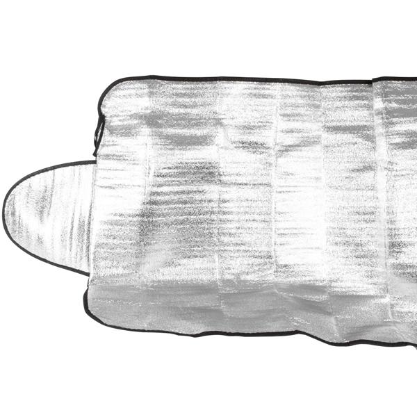 Windschutzscheibenabdeckung 2er-Set - Laschen Befestigung Schutz vor Eis, Frost, Schnee & Hitze - 200 x 70 cm, faltbar - universell für PKW, SUV