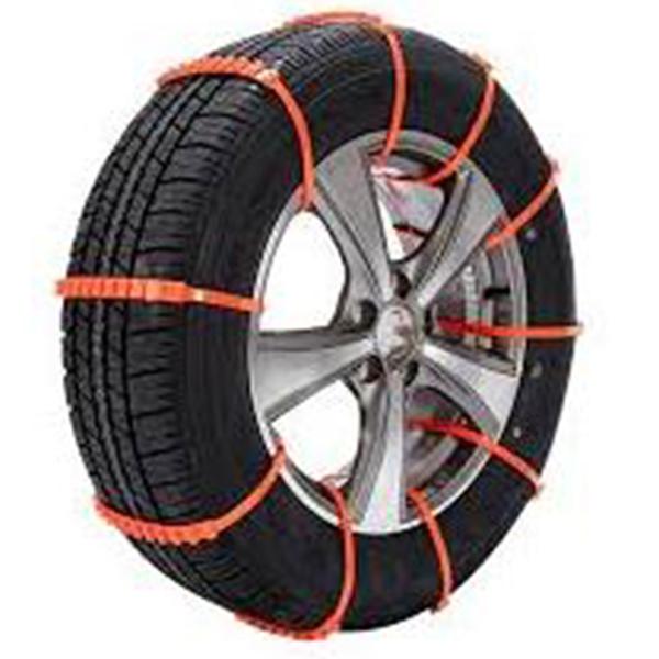 Antirutsch-Bänder für Autoreifen – Traktionsnothilfe für sicheres Weiterkommen – Anfahrhilfe 10-tlg für PKW-Reifen – max. 40 km/h