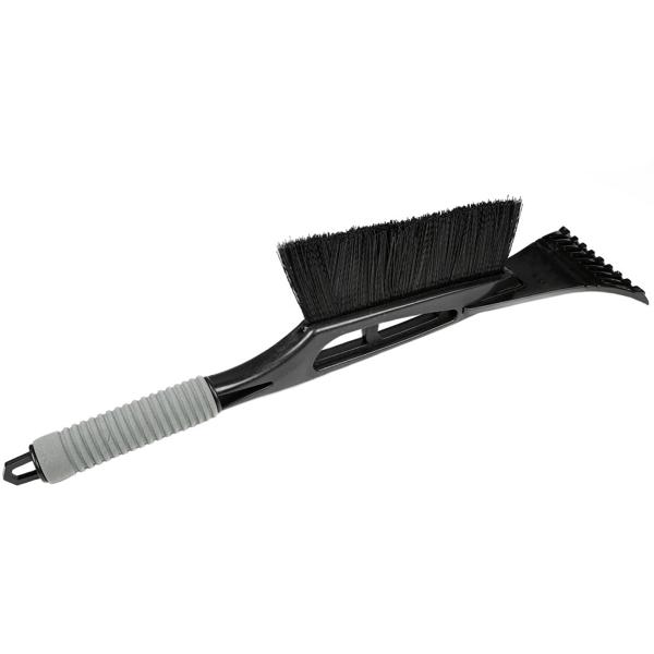 Eiskratzer mit Schneebesen - Vielseitiges 2-in-1 Design - 45 cm Länge - Effizientes Entfernen von Schnee und Eis - Softgrip-Griff - KFZ Auto Scheibenkratzer