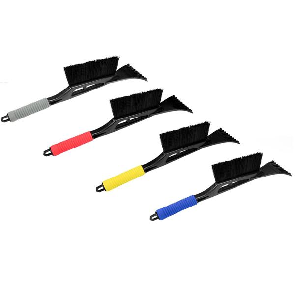 Eiskratzer mit Schneebesen - Vielseitiges 2-in-1 Design - 45 cm Länge - Effizientes Entfernen von Schnee und Eis - Softgrip-Griff - KFZ Auto Scheibenkratzer