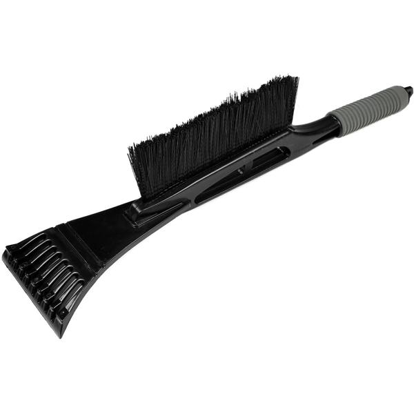 Eiskratzer mit Schneebesen - Vielseitiges 2-in-1 Design - 45 cm Länge - Effizientes Entfernen von Schnee und Eis - Softgrip-Griff - KFZ Auto Scheibenkratzer