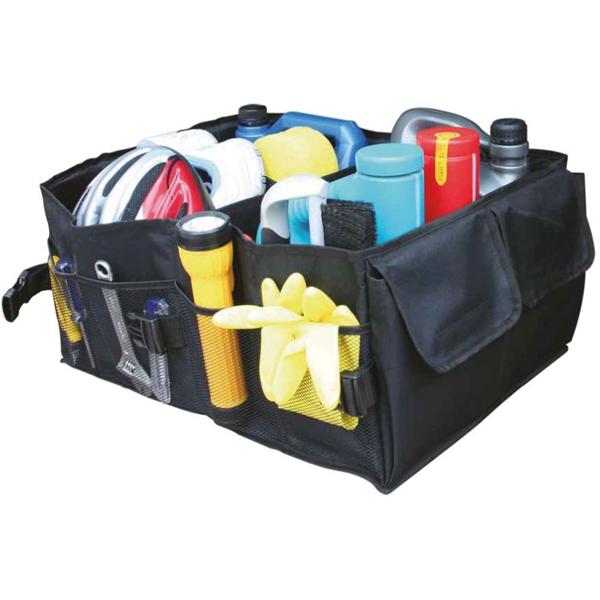 2er-Set Kofferraum-Organizer - Faltbar, wasserdicht, sicher - 50x37x26 cm - Für Auto, Haus & Camping - Ordnung & Sicherheit mit Klettverschluss