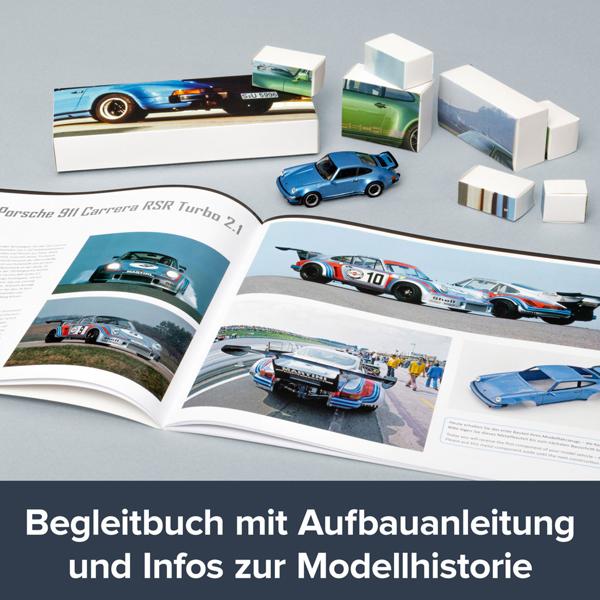 Adventskalender, Modellauto Porsche 911 Turbo, Begleitbuch, Massstab 1:43