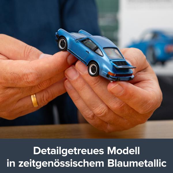 Adventskalender, Modellauto Porsche 911 Turbo, Begleitbuch, Massstab 1:43