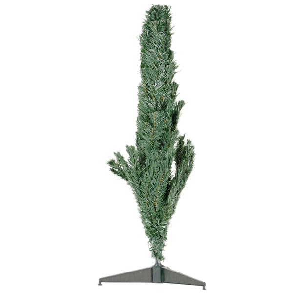 Künstlicher Tannenbaum - 150 cm Höhe - Dunkelgrün, schnell aufgebaut, stabil & wiederverwendbar - Ideal für Zuhause, Büro & kleine Räume - Ohne Deko