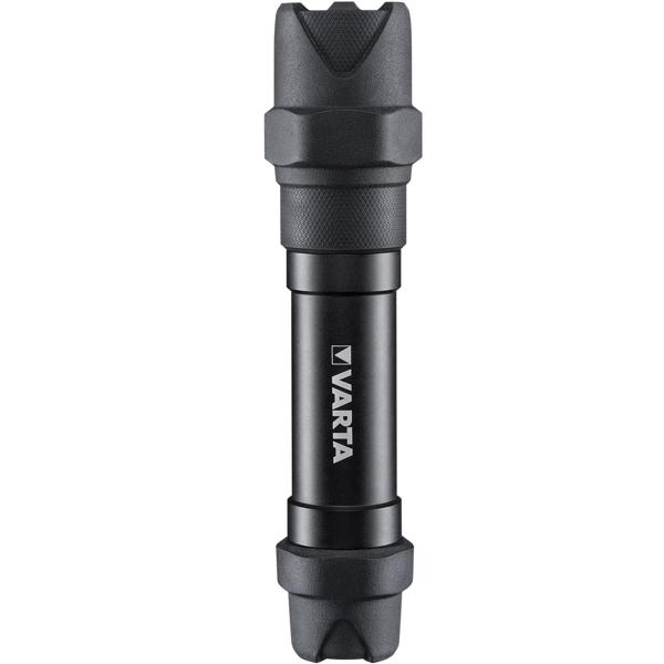 Varta LED-Taschenlampe Indestructible F30 Pro - 650lm-Leuchtweite 279m - IP67 wasserdicht-stossfest IK08 - Inkl. Batterien - 75h Leuchtdauer