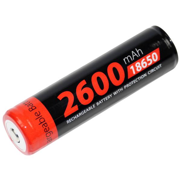 Langlebiger 18650 Li-Ion-Akku, 3,7 Volt, 2600mAh, mit PCM/IC – Hohe Kapazität & integrierter Schutz für sicheren Einsatz