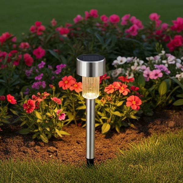 Solar-Wegeleuchten 6er-Set mit Erdspiess & Dämmerungssensor – Edle, wetterfeste Gartenleuchten für sichere Wege & stilvolle Akzente