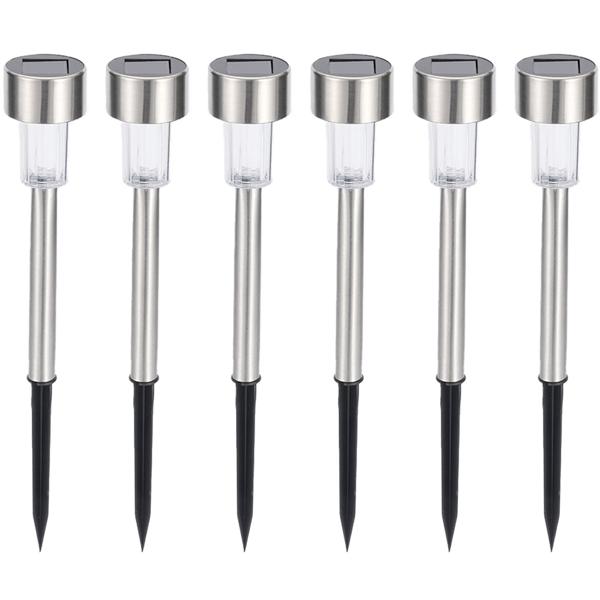 24er-Set Mini-Solar-Wegeleuchten - Dämmerungssensor & Erdspiess - Für Gartenwege, Treppen, Beete - Kabellose LED-Solarleuchten bis 8h