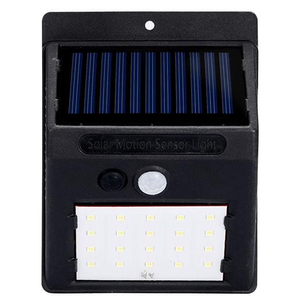 8er-Set Kompakte Solar-LED-Wandleuchte mit Bewegungsmelder (20 SMD-LEDs): Helles Licht für sichere Wege & Eingänge – Energiesparend & kabellos