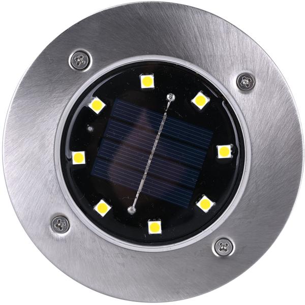 Edles 4er-Set Solar-Bodenstrahler 200lm IP44 mit Erdspiess: Helle Aussenleuchte für Garten & Weg – Schaffen Sie Sicherheit & Lichtakzente