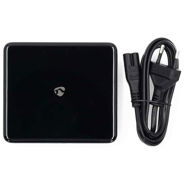 2er-Set Multiport Tischladegerät - GaN-Technologie 65W - 4 Ports: 2x USB-C (3.25A) 2x USB-A (3.0A) - Schnellladung für iPhone Notebooks Handys - spart Strom