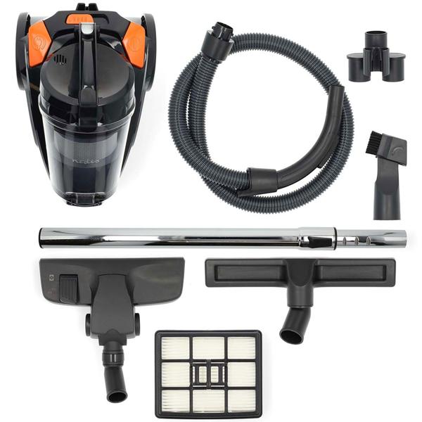 Zyklon-Bodenstaubsauger 700W Eco-Motor (20kPa) – Beutelloser Staubsauger mit 3L Behälter & HEPA-Filter – Kraftvolle Reinigung