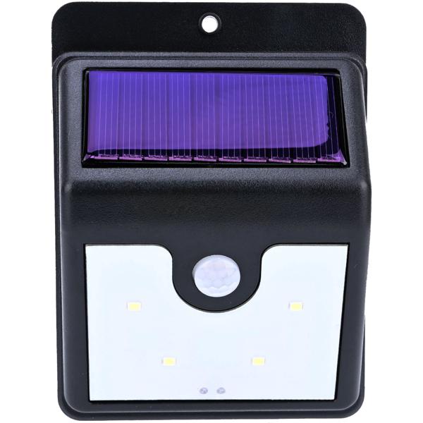 Effizienter LED-Solar-Wandstrahler mit Bewegungssensor: 50 Lumen, IP44 – Helles & energiesparendes Aussenlicht mit automatischer Aktivierung