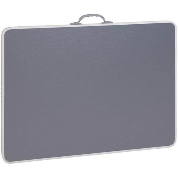 Stabiler Camping Klapptisch wetterfest – Perfekt für maximale Mobilität & Abenteuer – Grau, 80 x 60 cm, Hochwertiges Alu-Kunststoff