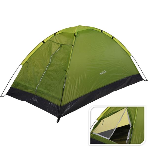 Ultraleichtes Kuppelzelt für 1-2 Personen, 1,2kg, schneller Aufbau – inkl. Heringen/Leinen, 220 x 120 x 100 cm, grün