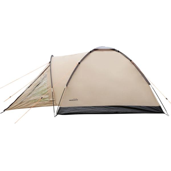 Geräumiges Iglu-Zelt für 2-3 Personen,braun-beige, für Camping, Trekking & Festivals, leicht & schnell aufgebaut
