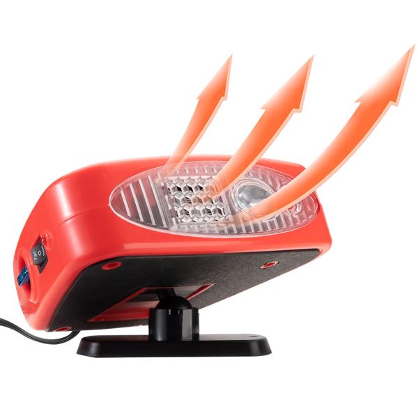 Leistungsstarker elektrischer Auto-Zusatzheizlüfter mit Kugelkopf-Halterung – 150W, 12V, schnelles Enteisen & Wärmen, ideal für kalte Winter-Morgen