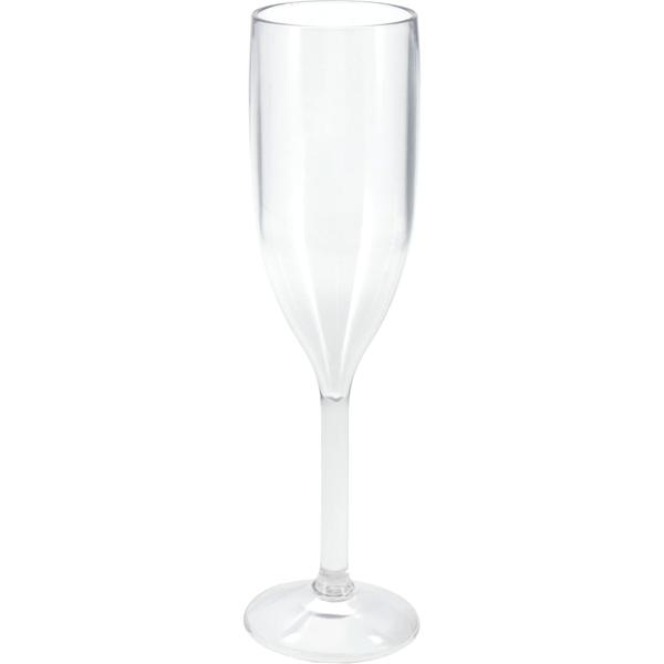 4er-Set Bruchsichere Sektgläser aus Kunststoff, 165 ml, Ideal für Gartenpartys, Camping & mehr, Wiederverwendbar, leicht & spülmaschinenfest