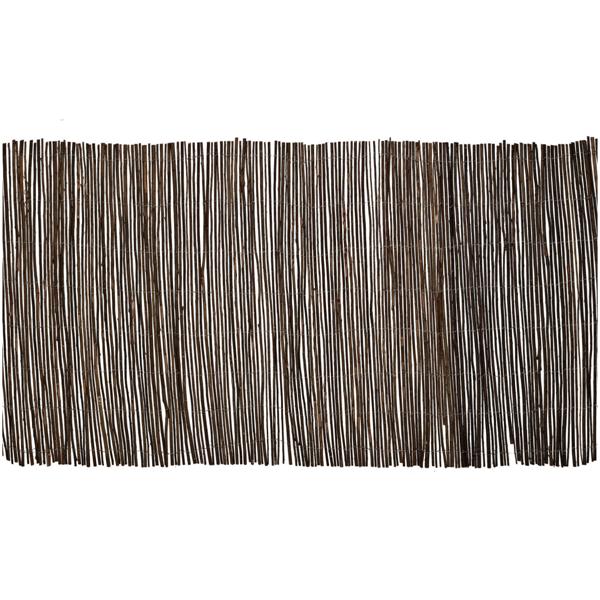 Rustikale Weidenmatte, 75x250cm: Sichtschutz, Windschutz, Beeteinfassung – natürlich, zeitlos, elegant