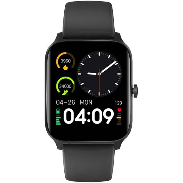 Profi Fitness SmartWatch Bluetooth, multicolor Touch Display, schwarz, Fitnesstracker m. 20 Sportmodi, Schlafüberwachung, Herzfrequenz, Taschenlampe