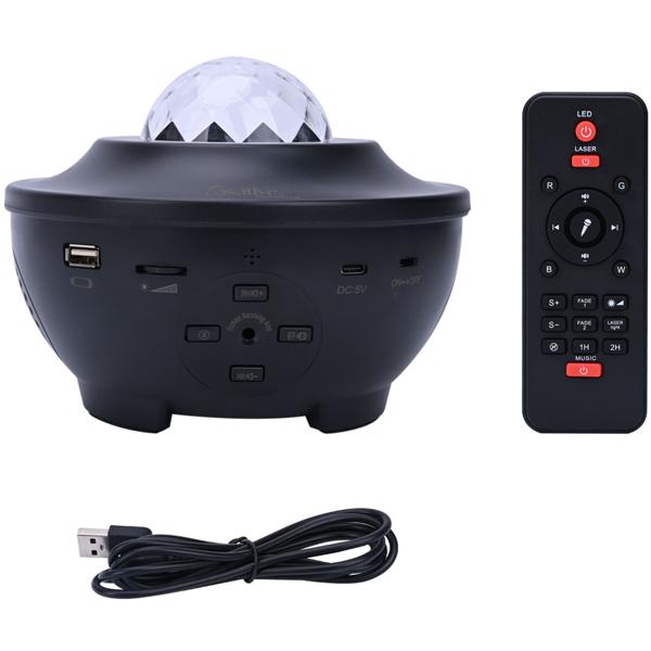 Magischer Laser-Sternenhimmel-Projektor mit Bluetooth Lautsprecher, WIFI, Sprachsteuerung & App-Steuerung mit Tuya oder SmartLife