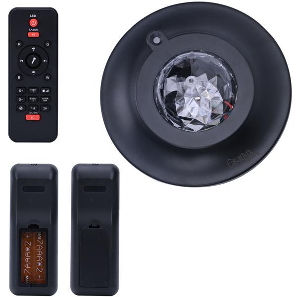 Magischer Laser-Sternenhimmel-Projektor mit Bluetooth Lautsprecher, WIFI, Sprachsteuerung & App-Steuerung mit Tuya oder SmartLife