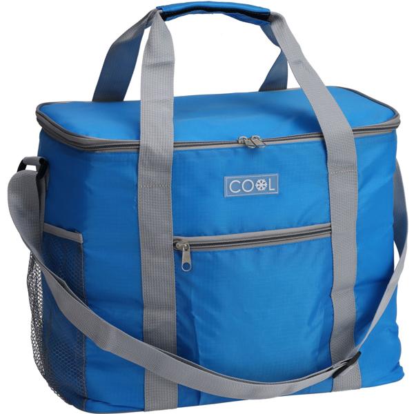 Kühltasche 20 Liter mit Schultergurt und Tragegriff (blau) - Ideal für Picknick, Arbeit & Ausflug - Hält Getränke & Essen zuverlässig kühl - Praktisch & leicht