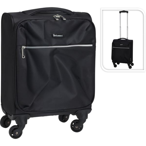 Reise-Set aus kompaktem Handgepäck-Trolley Koffer (20L, 32x45x18 cm) & TSA-Gepäckschloss mit 3-stelligem Zahlencode