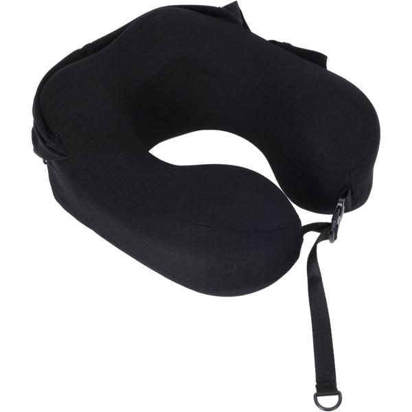 Innovatives Memory Schaum Nackenkissen mit Haube, schwarz – Waschbarer Bezug, ergonomisch – Für maximalen Komfort & erholsamen Schlaf