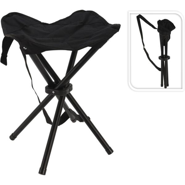 Camping-Falthocker mit Tragetasche, 40 cm Sitzhöhe - stabiler Mini-Faltstuhl bis 110 kg belastbar 