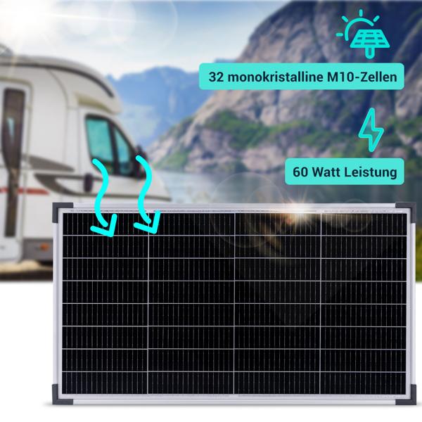 Tragbare Powerstation & Solar-Generator mit 800 Wh, inkl. mobiles 60-Watt-Solarpanel, ideal für Camping, Outdoor-Abenteuer & Notstromversorgung