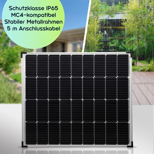 Leistungsstarke tragbare Powerstation & Solar-Generator mit 800 Wh, inkl. 110-Watt-Solarpanel, ideal für Camping, Outdoor & Notstromversorgung