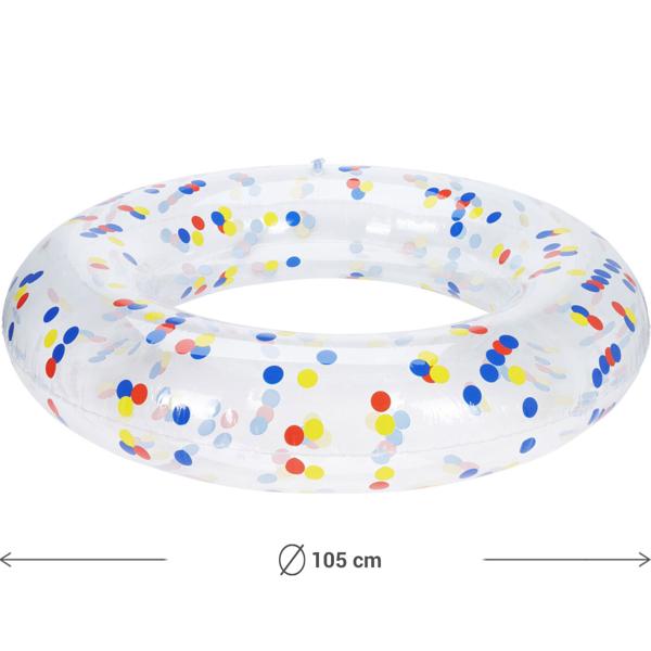 2er-Set Schwimmring Ø105 cm aus Polyvinyl – Perfekter Wasser-Spass für Pool & See – Stabil, langlebig & ideal zum Schwimmen lernen