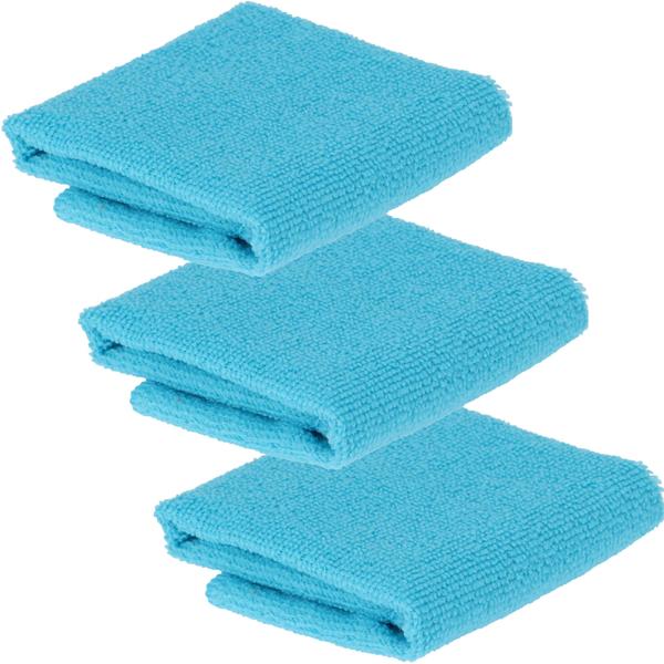 3er-Set Mikrofaser-Reinigungstücher in Spenderbox, 3x 25-Stck., 22 x 22 cm, mühelose & gründliche Reinigung von Glas, Oberflächen & mehr