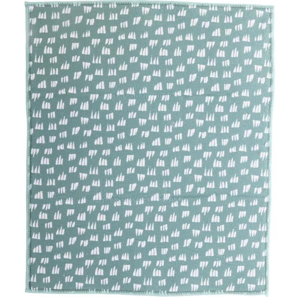 Saugstarke Mikrofaser-Abtropfmatte, grün, 40 x 48 cm, schnell trocknend & schützt Ihre Arbeitsfläche, ideal für Geschirr, Gläser & Töpfe