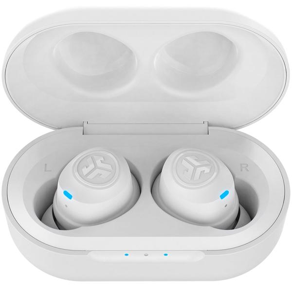 JBuds Air True Wireless-Earbuds mit Ladecase, weiss – Kristallklarer Klang, komfortabler Sitz & zuverlässige Verbindung
