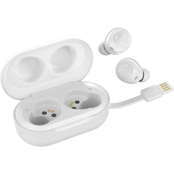 JBuds Air True Wireless-Earbuds mit Ladecase, weiss – Kristallklarer Klang, komfortabler Sitz & zuverlässige Verbindung