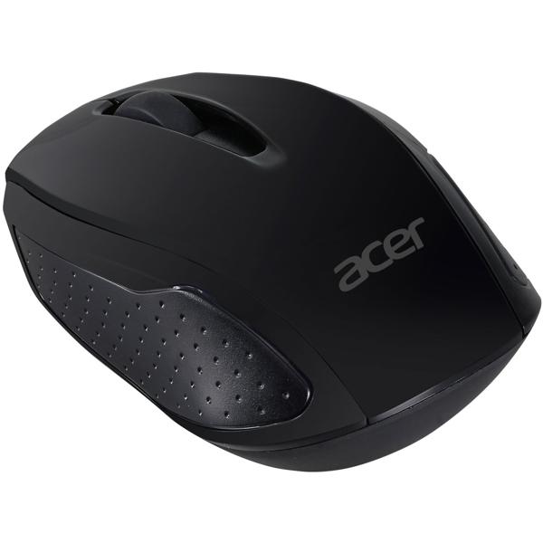 Acer Optische Funkmaus - Kabellose 1600 dpi für Laptop & PC - Plug & Play USB Nano Empfänger - Schwarz - Ideal für Büro & Reisen