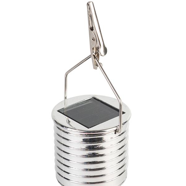 Solar LED Lampe in Glühbirnen Form, 8er-Set, bunt, Ø 7,5 x H 15 cm, Deko Glühbirne mit Drahtlichterkette für edle Lichteffekte, Partyleuchten